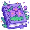 Стикер 40 spring flowers