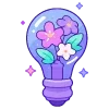 Стикер 48 spring flowers