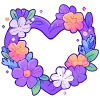 Стикер 24 spring flowers