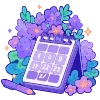 Стикер 41 spring flowers