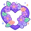 Стикер 10 spring flowers
