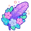 Стикер 37 spring flowers