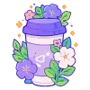 Стикер 9 spring flowers