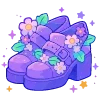 Стикер 61 spring flowers