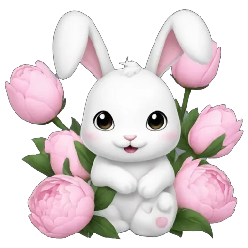 🐰 Стикер «Spring genmoji» для Telegram