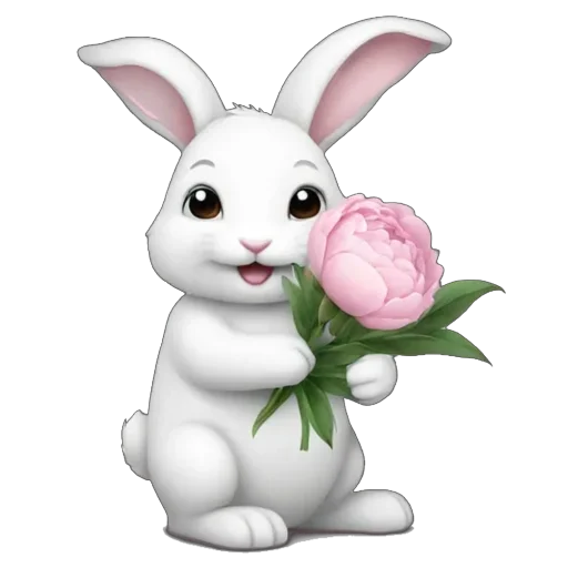🐰 Стикер «Spring genmoji» для Telegram