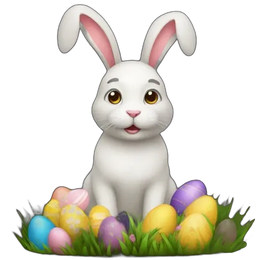 🐰 Стикер «Spring genmoji» для Telegram