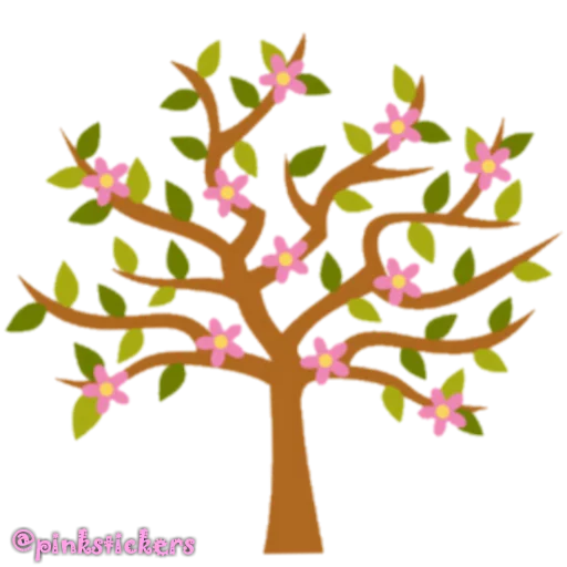 🌳 Стикер «spring» для Telegram