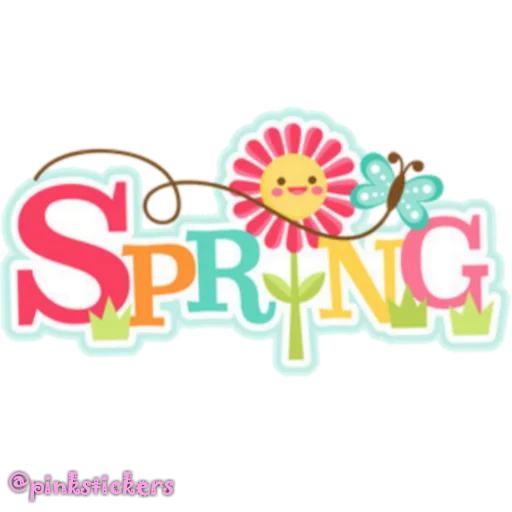 Стикерпак spring для Telegram