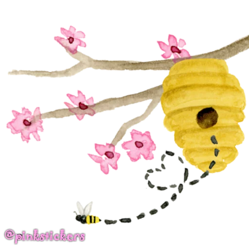 🐝 Стикер «spring» для Telegram