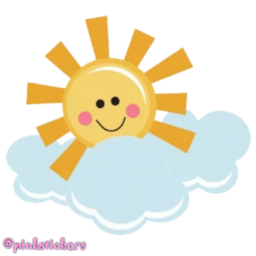 ⛅️ Стикер «spring» для Telegram