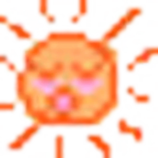 ☀️ Эмодзи «Spring pixels» для Telegram