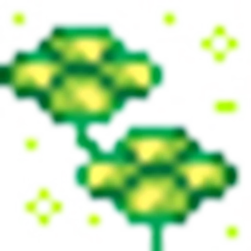🍀 Эмодзи «Spring pixels» для Telegram