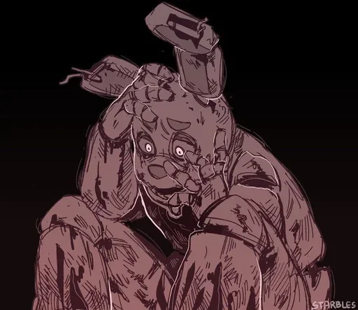 ☁️ Стикер «Springtrap» для Telegram