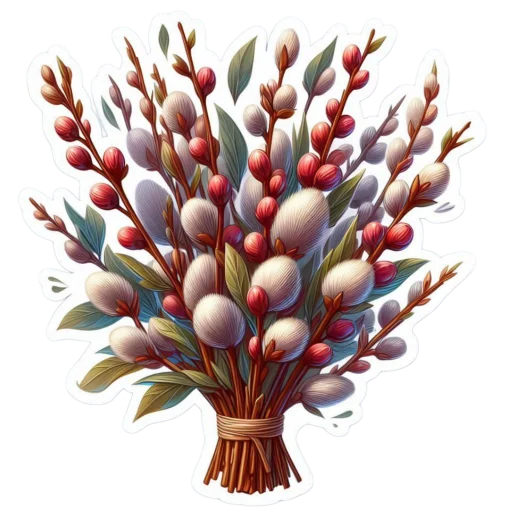 💐 Стикер «Весенний» для Telegram