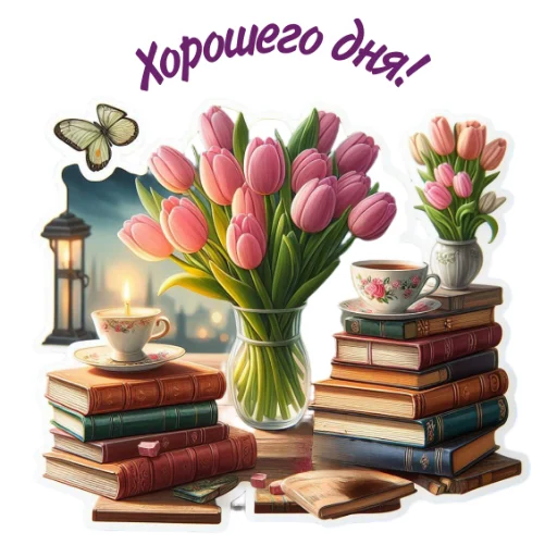 😉 Стикер «Весенний» для Telegram