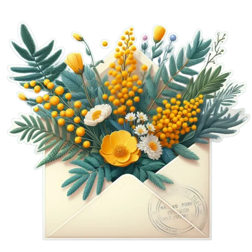 💐 Стикер «Весенний» для Telegram