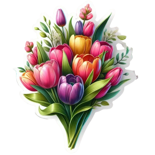 💐 Стикер «Весенний» для Telegram