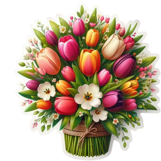 ❤️ Стикер «Весенний» для Telegram