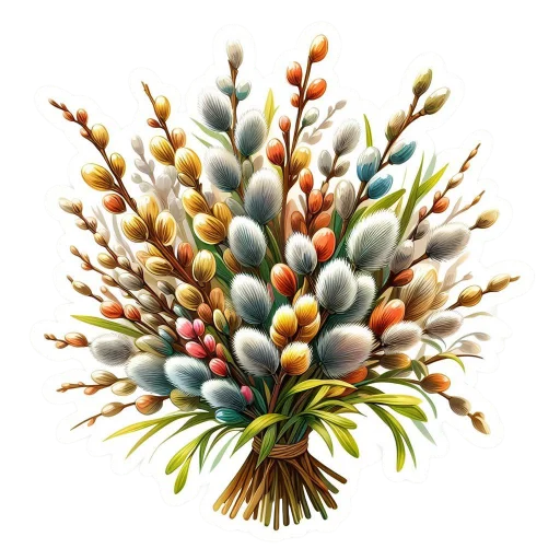 💐 Стикер «Весенний» для Telegram