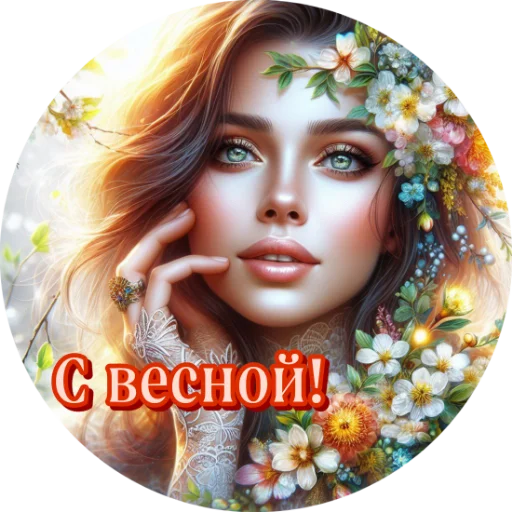 💐 Стикер «Весенний» для Telegram