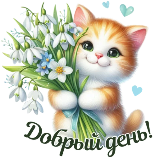 ❤️ Стикер «Весенний» для Telegram