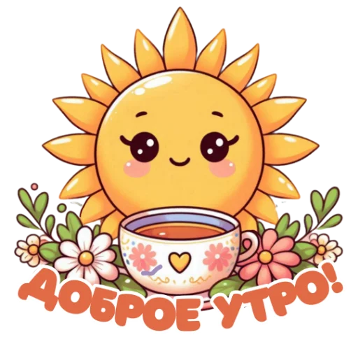 🌞 Стикер «Весенний» для Telegram