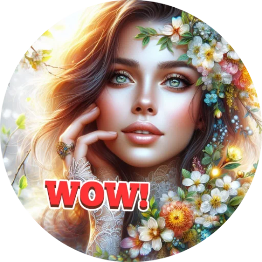 🤩 Стикер «Весенний» для Telegram