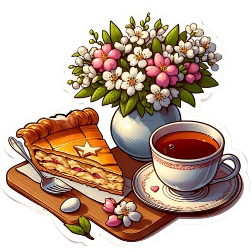 ☀️ Стикер «Весенний» для Telegram