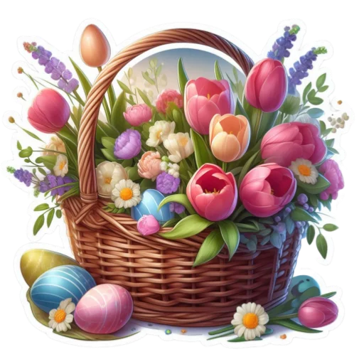 🍽 Стикер «Весенний» для Telegram