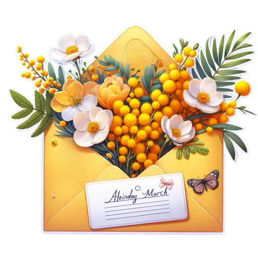 💐 Стикер «Весенний» для Telegram