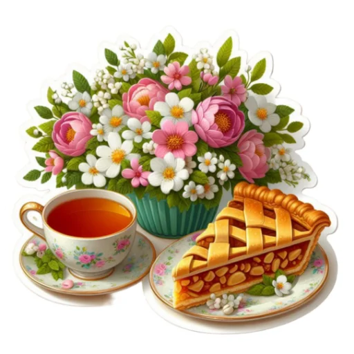 💐 Стикер «Весенний» для Telegram