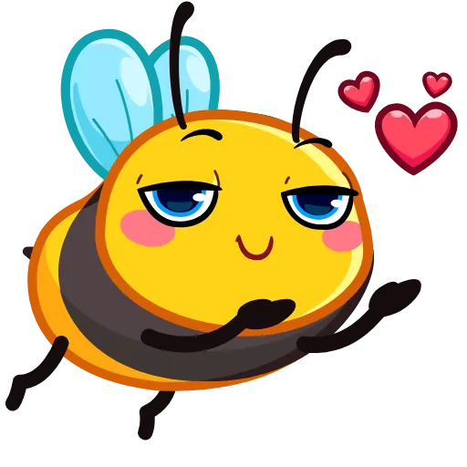 🐝 Стикер «Весенний» для Telegram
