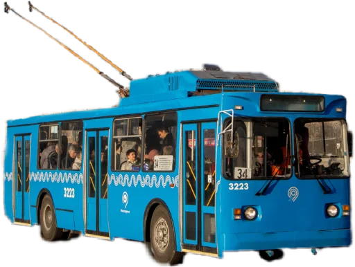 🚎 Стикер «Городской Транспорт» для Telegram