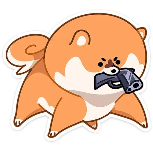 🔫 Стикер «Шпиц Шприц» для Telegram