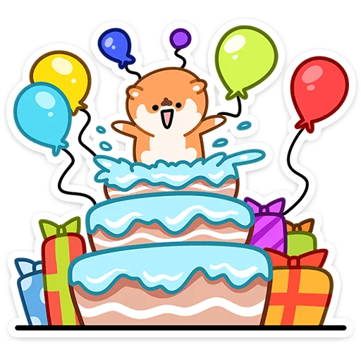 🎈 Стикер «Шпиц Шприц» для Telegram