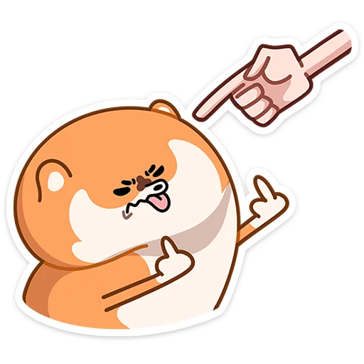 🖕 Стикер «Шпиц Шприц» для Telegram