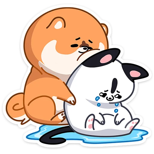 😭 Стикер «Шпиц Шприц» для Telegram