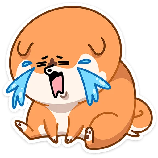 😭 Стикер «Шпиц Шприц» для Telegram
