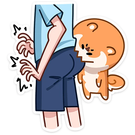 👹 Стикер «Шпиц Шприц» для Telegram