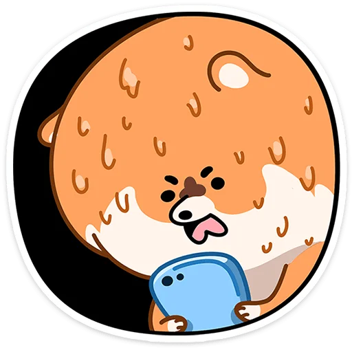 🤨 Стикер «Шпиц Шприц» для Telegram