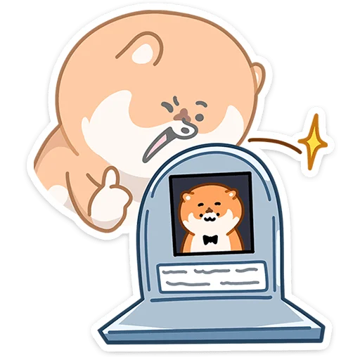 😉 Стикер «Шпиц Шприц» для Telegram