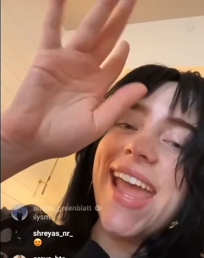 😉 Стикер «Billie Eilish» для Telegram
