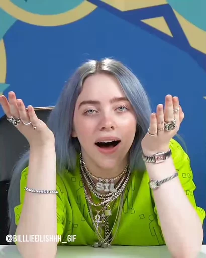 😐 Стикер «Billie Eilish» для Telegram