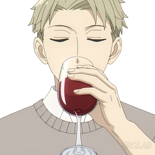 🍷 Стикер «SPY×FAMILY» для Telegram