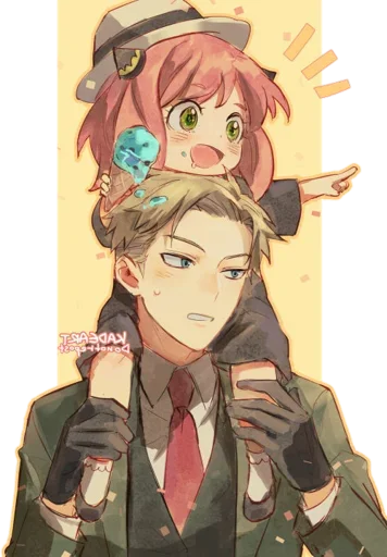 😍 Стикер «Anya (SPY X FAMILY)» для Telegram