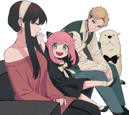 😍 Стикер «Anya (SPY X FAMILY)» для Telegram