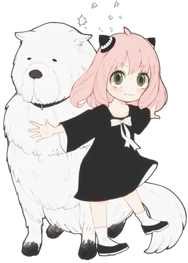 😍 Стикер «Anya (SPY X FAMILY)» для Telegram
