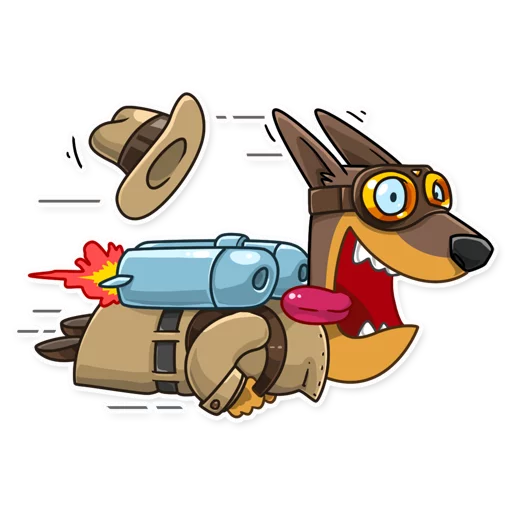 🚀 Стикер «Dobie the Spy» для Telegram