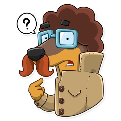 😐 Стикер «Dobie the Spy» для Telegram